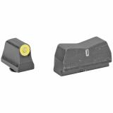 DXT2 Big Dot, Tritium Night Sights, Suppressor Height, Yellow Front and Black Rear, For Glock 17,19,22,23,24,26,27,31,32,33,34,35,36,45 GL-0015P-5Y