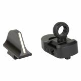 Ghost Ring Dovetail Sight, White Stripe, Fits Henry .45-70 with Round Barrel HN-0002-5