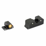 R3D 2.0, Tritium Night Sight, Fits S&W M&P Shield, Orange Front Outline, Green Tritium Front/Rear SW-R207P-6N