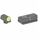 DXT2 Big Dot, Tritium Night Sights, Yellow Front and Black Rear, Fits Walther CCP, PPS, PPS M2 9 & 40 WT-0006S-5Y
