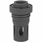 Mini QD Flash Hider, Matte Black, 1/2-28" Thread, Fits Turbo T2, Turbo K, Resonator, Resonator R2, Resonator K, Nitro .30, All Phantom .30 caliber YHM-4315-28A