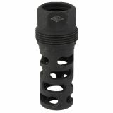 sRx Muzzle Brake, 5/8-24, Compatible with sRx Low Profile Adapter, Attaches to Suppressors with 1-3/8"x24 Thread Pitch, Black Oxide Finish YHM-4405-MB-24