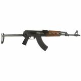 M77, Semi-automatic, AK, 7.62X39, 16.5" Chrome lined Barrel, Matte Finish, Black, Walnut Battle Worn Stock Handguard, Magpul Grip, Under Folder Stock, 30 Rounds, 1 Magazine ZR7762UF