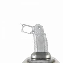 Atlas Gunworks ATLAS_ALPHA_GRIPS_MAGWELL_ALUMINUM_SILVER