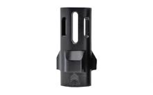 Flash Hider, 3 Lug, 9MM, 1/2x28 Threads, 1.42" Length, Nitride Finish, Black Color ANGAA093LHB28