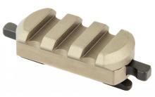 Kinect M-LOK Rail, Brown Finish, Single 3 Slot Picatinny Rail KIN5-100-BRN