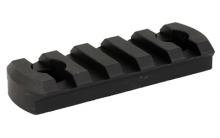M-LOK Picatinny Rail, 5 Slot, Anodized Finish, Black TAP5-102