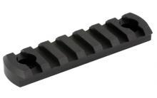M-LOK Picatinny Rail, 7 Slot, Anodized Finish, Black TAP5-103