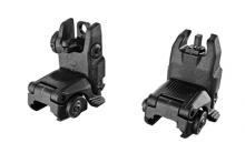 Back Up Iron Sights, Fits Picatinny, Green Tritium Front Post, Folding Front and Rear Sights GARN21