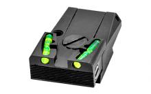 Adjustable Rear Sight, Fits Ruger MK I/II/III/IV and 22/45, Includes Green, Red, and Black LitePipes MKAD211
