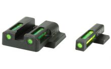 LiteWave H3 Tritium/Litepipe Night Sights, Fits S&W M&P, Green Front and Rear MPN321