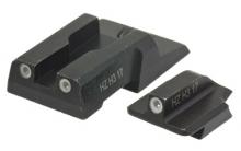 Tritium NiteSight Front and Rear Sight Set for Ruger Security 9 pistols. RGS9N121