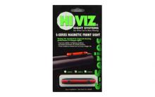 Magnetic Sight, Narrow, Fits Shotgun Rib .218"-.328", Red S300-R